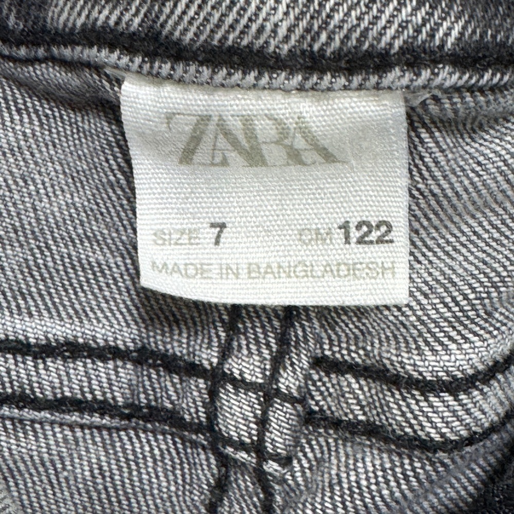 Zara Gray Denim Pants - Picture 4 of 5